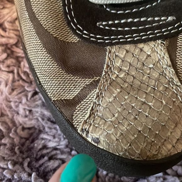 COACH monogram sneaker women’s size 8 - Picture 11 of 13